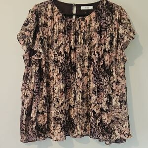 Ricki's Multicolor Floral Pleated Blouse